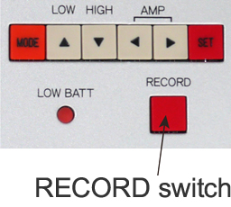 RECORD switch